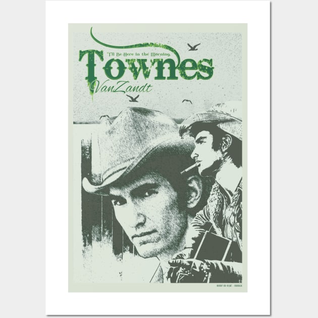 TOWNES VAN ZANDT Wall Art by RUIN! MUSIC